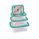 Repostero Rectangular X4 Piezas Jaguar 4024