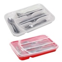 Porta Cubierto Plástico Con Tapa Jaguar 0788