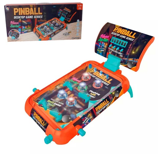 [6100549] Pinball De Mesa Con Luces Y Sonido Estilo Arcade S3019