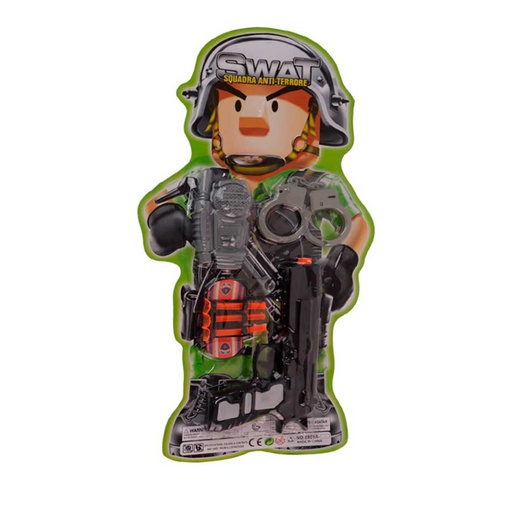 [6103406] Set Armas Swat C/Radio Bl 8801A-11