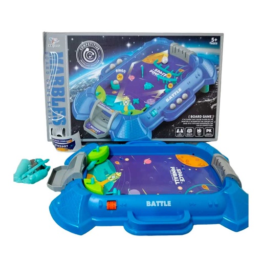 [6100553] Mini Tablero Space Pinball Marbles 907