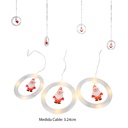 Adorno Colgante C/Luces Anillo Multi Mia-10559