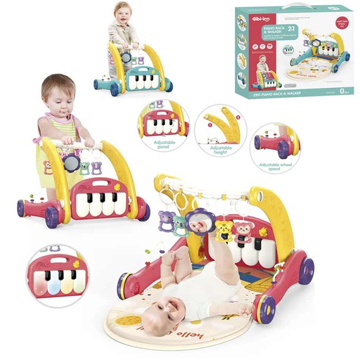 [5500059] Caminador Gimnasio 2en1 con Piano 6014/6013