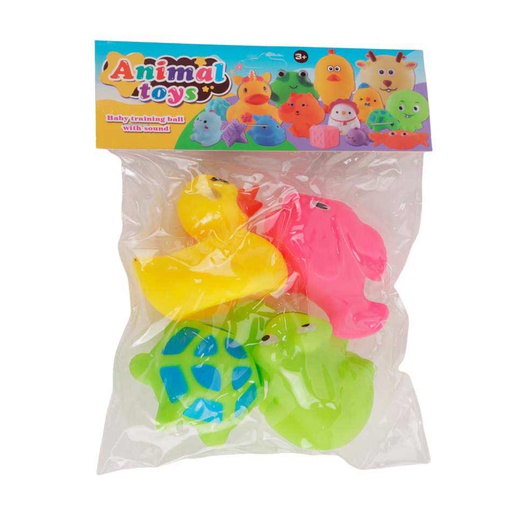 [6103566] Set Animales Chillones 4Pzs 8989-165