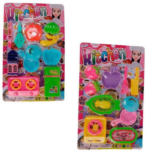 [6101723] Set Cocina con Accesorios Blister  7217