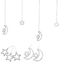 Guirnalda Led Estrella/Luna Calida 5L 5M Mia11022