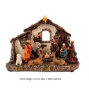 Nacimiento De Resina Con Luz Mia11025