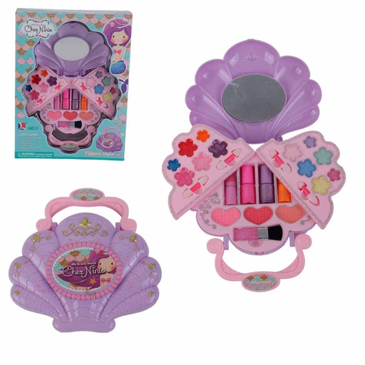 [6102101] Set Maquillaje 3 Niveles Forma Concha 10405A