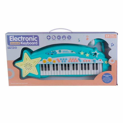 [6100360] Piano Musical Con Micrófono | Mtk005B/Mtk005G