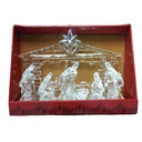 Nacimiento Acrilico Navidad Con Luz Y Sonido 30X9X21.5Cm | Mia10400