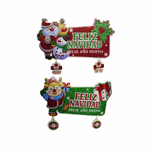 [6200663] Letrero Colgante Feliz Navidad Mia11231