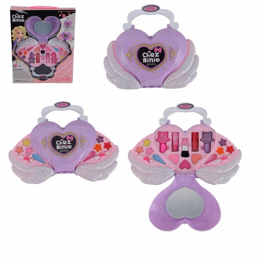 [6102123] Set Maquillaje Forma De Corazon Love Chez 77103A