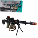 Metralleta Plástica Con Luz Son Caja 8686