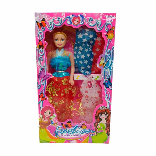 [6101327] Muñeca My Fashion Vestidos Caja 6161-343
