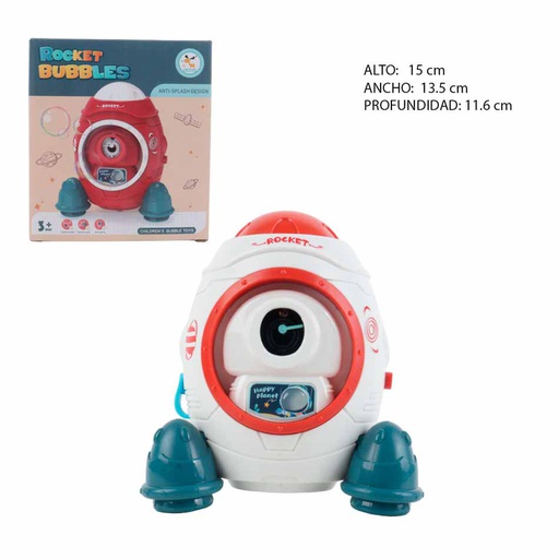 [6102262] Maquina Lanzadora De Burbuja Forma Cohete Kl5008Y1