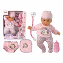 Muñeca Con Ropa De Unicornio Chupon Y Accesorios 6631