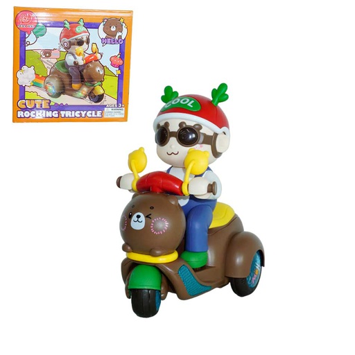 [6103281] Motociclista Musical con Giro 360º 8811-2