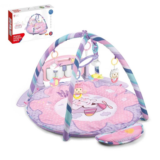 [5500140] Gimnasio Con Tapete Piano Y Arco Multicolor He0610