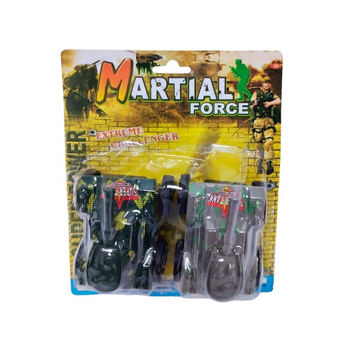 [6102643] Tanque De Guerra 2 Piezas Martial Force Bl 0658A
