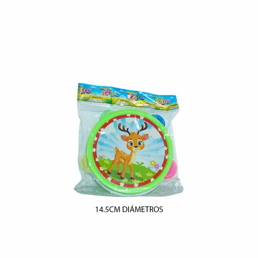 [6100398] Pandereta Plastico Varios Modelos 2893