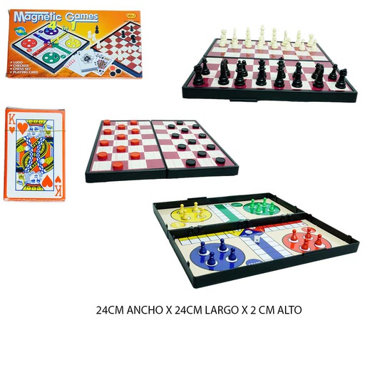[6100525] Juego De Ajedrez Magnetico 83 Piezas 9888A