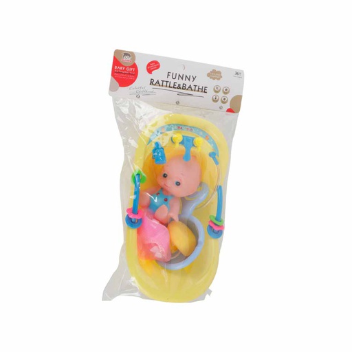 [6101446] Set Bebé Con Tina Y Patito De Goma Bls8884