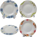 Plato Hondo Melamina Diseño Surtido 9” 114