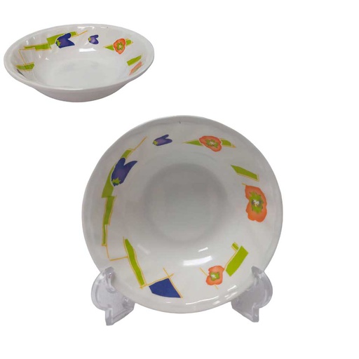 [1205347] Bowl Melamina Ondas Diseño Surtido 6 Pulgadas 214