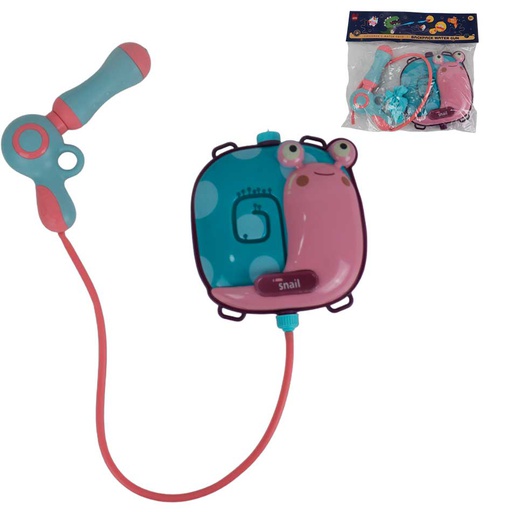 [6300695] Pistola de Agua con Mochila Caracol Funda Mia 707Y