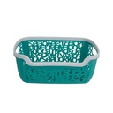 Canasta Plastica Rectangular 8.5X24X15Cm Mia12605