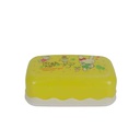 Jabonera Plastica Rectangular Con Tapa Mia12592