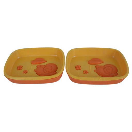 [1500371] Set Jaboneras Plastica Diseño Caracol Mia12617