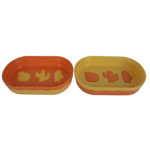 [1500374] Set Jaboneras Plastica X2 Diseño Cactus Mia12582