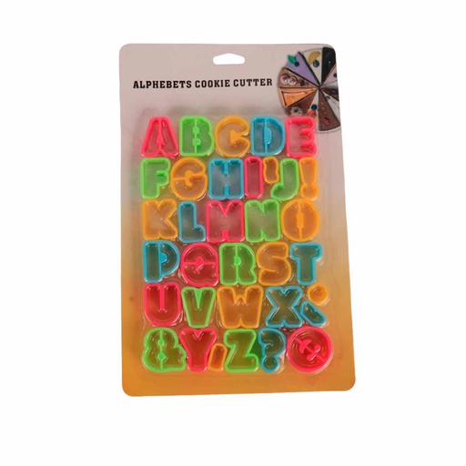 [1108100] Cortador De Galletas Abecedario Mia-12509